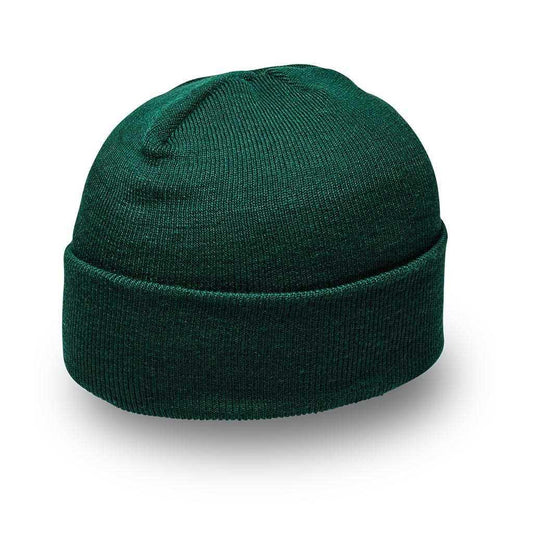 KNITTED BEANIE BOTTLE GREEN