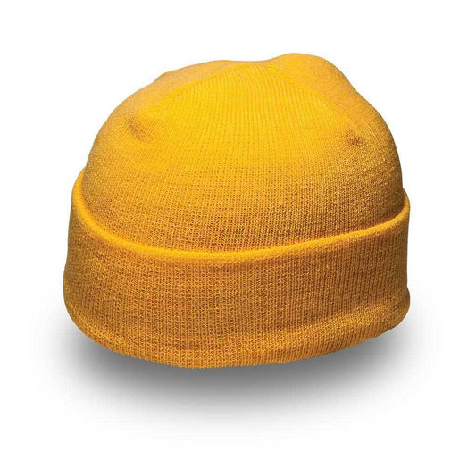 KNITTED BEANIE YELLOW