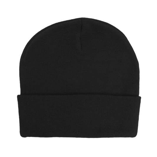 KNITTED BEANIE BLACK