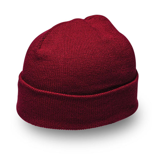 KNITTED BEANIE BURGANDY