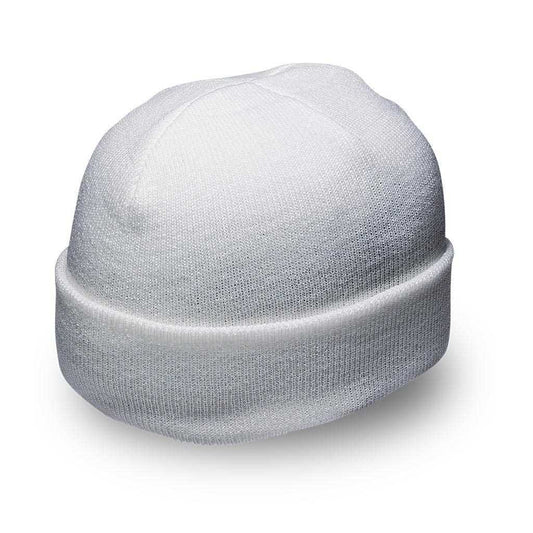 KNITTED BEANIE WHITE